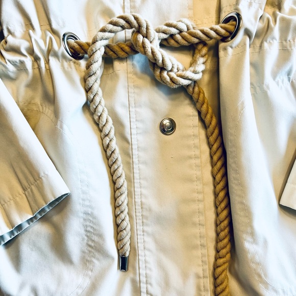 Mackintosh New England Asphalt colored Rope Tie All season jacket size small - Picture 3 of 14